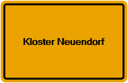 Grundbuchauszug Kloster Neuendorf